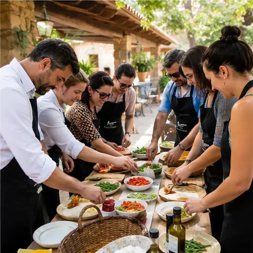 Paella making valencia